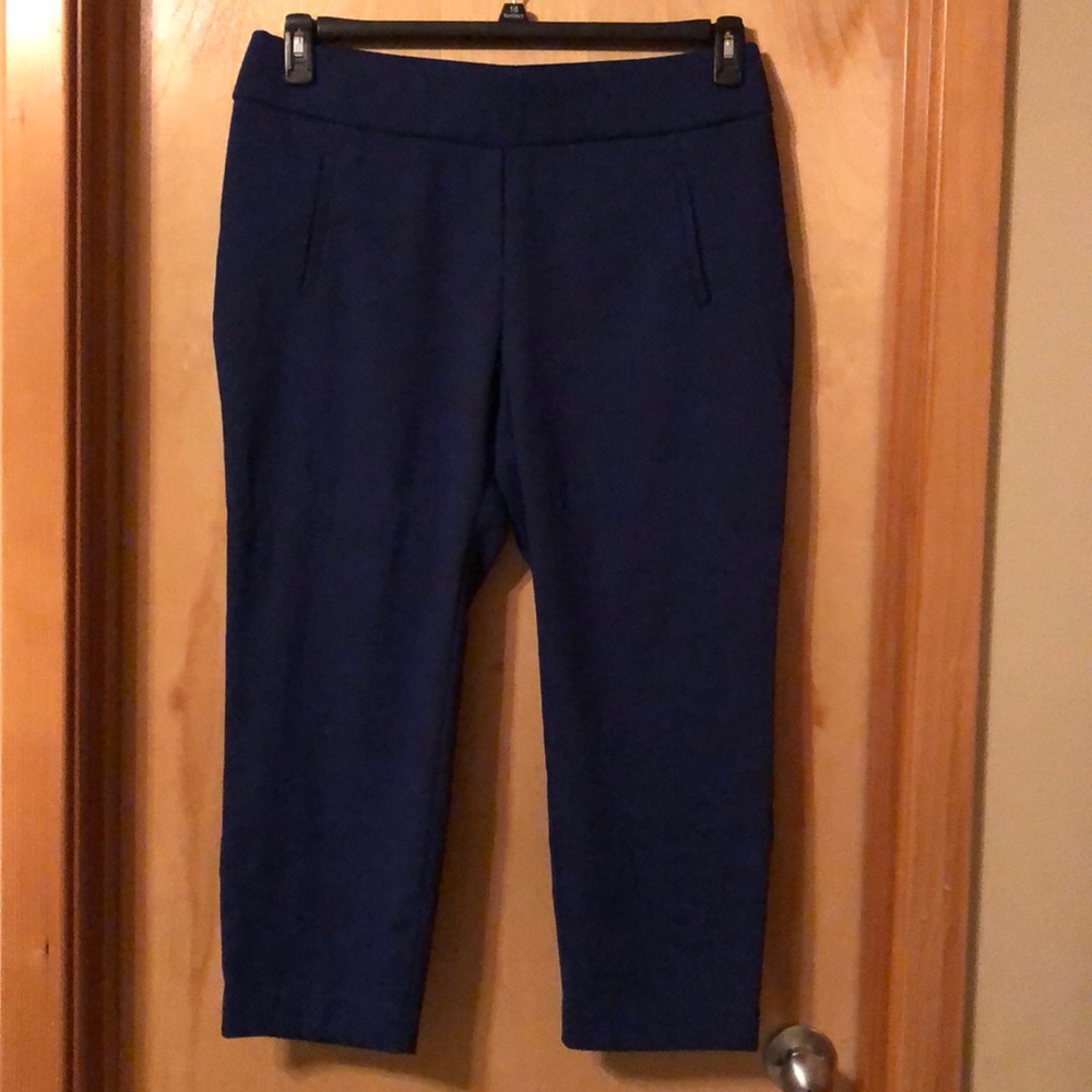 Blue ankle high pants